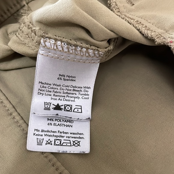 Eddie Bauer Travex Pants Men's Size 40 x 32 Stretch Zipper Pockets Khaki Tan - Picture 7 of 15